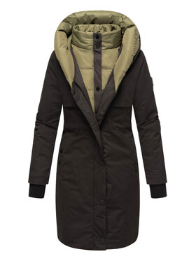 Navahoo Navahoo Kurtka zimowa Snowelf Czarny Regular Fit