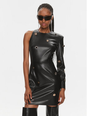 ROTATE ROTATE Φόρεμα κοκτέιλ Embellished 111533 Μαύρο Slim Fit