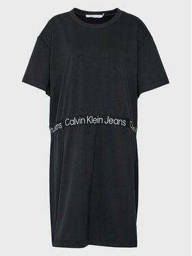 Calvin Klein Jeans Plus Calvin Klein Jeans Plus Rochie de zi J20J220836 Negru Regular Fit