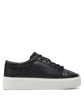 Calvin Klein Calvin Klein Sneakers Flatform Cup Lace Up Epi Mono HW0HW01911 Nero