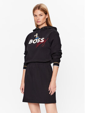 Boss Boss Hétköznapi ruha 50484942 Fekete Oversize