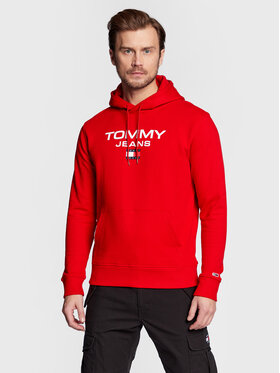 Tommy Jeans Tommy Jeans Bluza Entry DM0DM15692 Czerwony Regular Fit