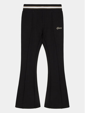 Guess Guess Riidest püksid J4RB00 KAUH0 Must Regular Fit