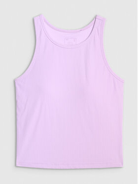 4F 4F Tank top SMART OFFICE Fioletowy jasny Slim Fit
