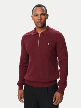 HUGO HUGO Kampsun 50570380 Bordoopunane Regular Fit
