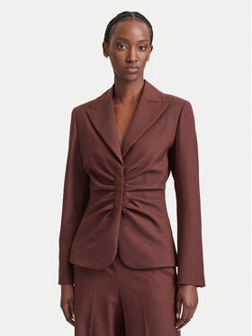 Marella Marella Pintsak Fumana 2623046032 Tumepruun Slim Fit