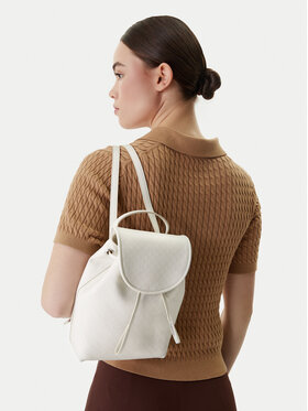 Calvin Klein Calvin Klein Zaino Emblem Aop Mini Backpack LV04F3507G Bianco
