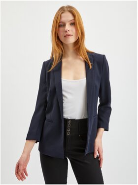 Orsay Orsay Marynarka 483177526000__36 Granatowy Regular Fit
