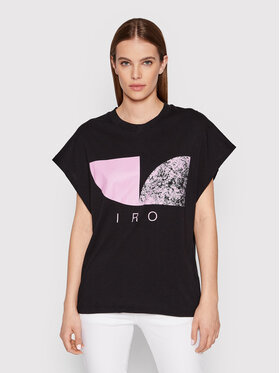 IRO IRO Bluzka Ivyne AQ290 Czarny Oversize