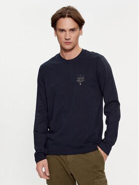 Aeronautica Militare Aeronautica Militare Longsleeve 232TS2015J592 Granatowy Regular Fit