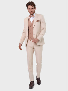 Evenemen Evenemen Garnitur Zoldan Beżowy Slim Fit