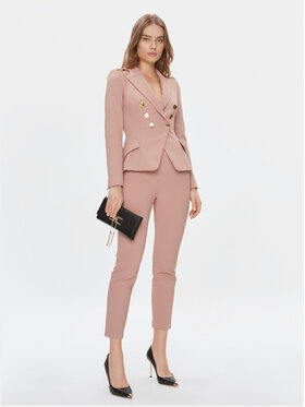 Elisabetta Franchi Hlače PA-005-36E2-V280 Ružičasta Slim Fit