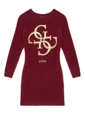 Guess Guess Rochie tricotată J5BK08 Z0720 Roșu Regular Fit