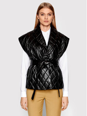 Gestuz Gestuz Vestă 10905878 Negru Regular Fit