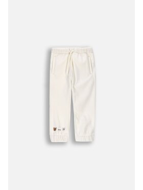 Coccodrillo Coccodrillo Spodnie dresowe WC6120101HUN-003 Écru Regular Fit