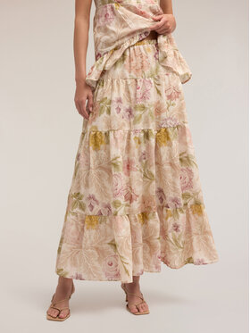 Motivi Motivi Spódnica midi 1105W100679N0V1 Różowy A-Line Fit