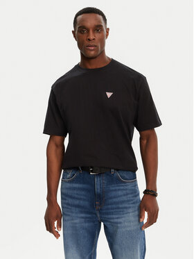 Guess Jeans Guess Jeans T-Shirt M4YI46 K8FQ4 Schwarz Regular Fit