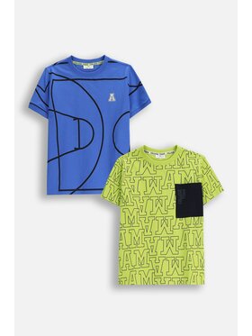 Coccodrillo Coccodrillo T-Shirt ZC5145401XXB-022 Kolorowy Regular Fit