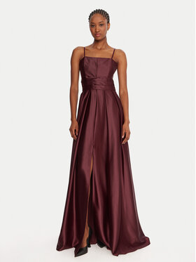 Rinascimento Rinascimento Abendkleid CFC0020046002 Dunkelrot Slim Fit