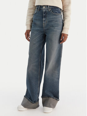 Tommy Jeans Tommy Jeans Farmer Claire DW0DW22629 Sötétkék Wide Leg