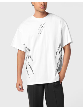 Plein Sport Plein Sport T-Shirt 28015 Biały Regular Fit