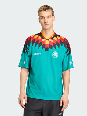 adidas adidas Koszulka techniczna 162108 Zielony Loose Fit