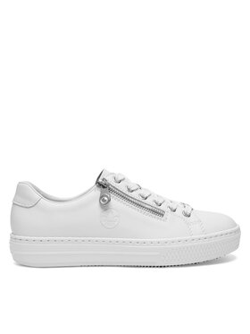 Rieker Rieker Sneakersy L59L1-83 Biela