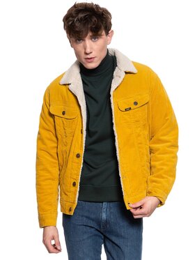 Lee Lee Kurtka zimowa SHERPA RIDER Żółty Regular Fit