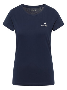 Mustang Mustang Tricou Loa 1016509 Bleumarin Slim Fit