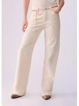 Liu Jo Liu Jo Pantaloni di tessuto UF6088T702A30905 Bianco Regular Fit