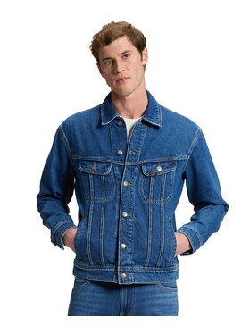 Lee Lee Kurtka jeansowa 112386292 Niebieski Regular Fit