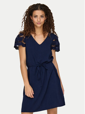 JDY JDY Sukienka letnia Hannah 15341302 Granatowy Regular Fit