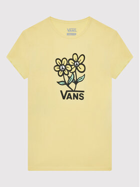 Vans Vans T-Shirt Ground Level VN0A7RSG Κίτρινο Regular Fit