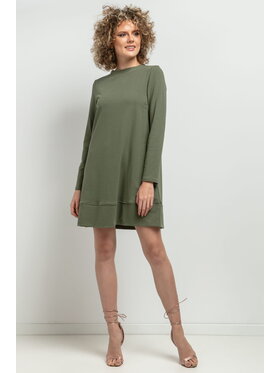 Tessita Tessita Sukienka codzienna MMM36 Zielony Relaxed Fit
