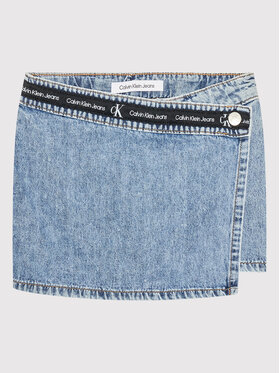 Calvin Klein Jeans Calvin Klein Jeans Szorty jeansowe Denim Logo Tape IG0IG01448 Granatowy Regular Fit