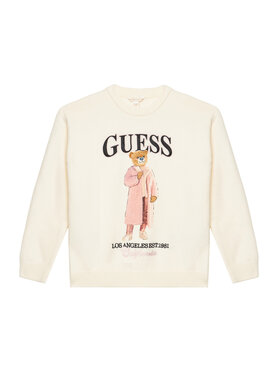 Guess Guess Megztinis J6BR05 Z1339 Kreminė Regular Fit