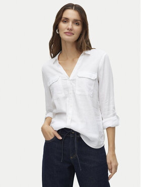 Vero Moda Vero Moda Marškiniai Linn 10308407 Balta Regular Fit