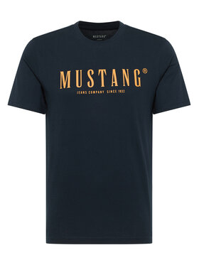 Mustang Mustang Marškinėliai Austin 1016853 Tamsiai mėlyna Regular Fit