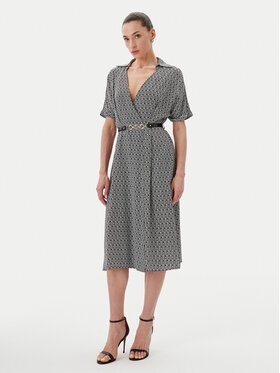 Fracomina Fracomina Rochie de zi FR25SD2012W413O9 Negru Regular Fit