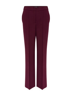 KMX KMX Spodnie materiałowe 809740004 Bordowy Straight Fit