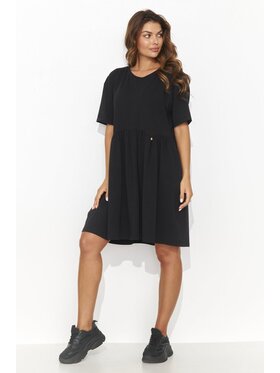 Numinou Numinou Sukienka codzienna NU470 Czarny Loose Fit