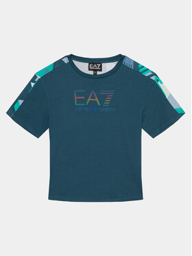 EA7 Emporio Armani EA7 Emporio Armani T-Shirt 3DBT54 BJ02Z 1821 Srebrny Regular Fit