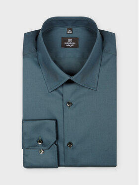 Evenemen Evenemen Koszula PLAIN SAP Turkusowy Slim Fit