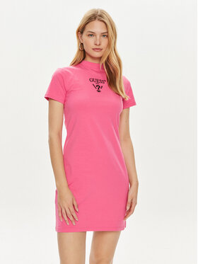 Guess Guess Hétköznapi ruha V4YK02 KCDH1 Rózsaszín Regular Fit