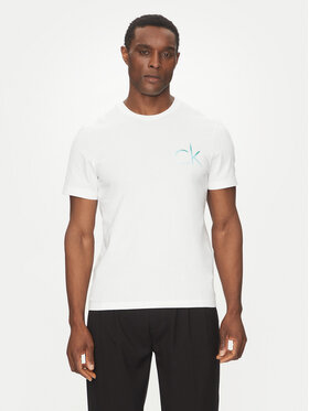 Calvin Klein Calvin Klein Tricou Chest Logo K10K114146 Alb Regular Fit