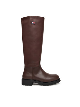 Tommy Jeans Tommy Jeans Stivali Tjw Stretchy Long Shaft Boot EN0EN02828 Marrone