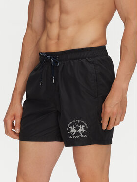 La Martina La Martina Плувни шорти Clint MAM001 PL115 Черен Regular Fit