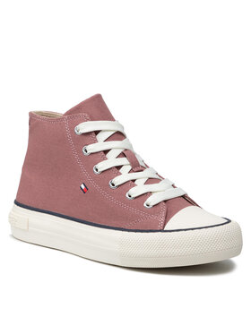 Tommy Hilfiger Tommy Hilfiger Кецове High Top Lace-Up Sneaker T3A4-32119-0890 S Розов
