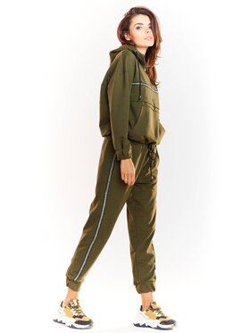 Infinite You Infinite You Spodnie damskie M231 Khaki Basic Fit