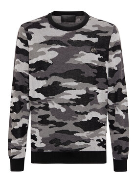 PHILIPP PLEIN PHILIPP PLEIN S dlouhým rukávem 14859 Černá Regular Fit